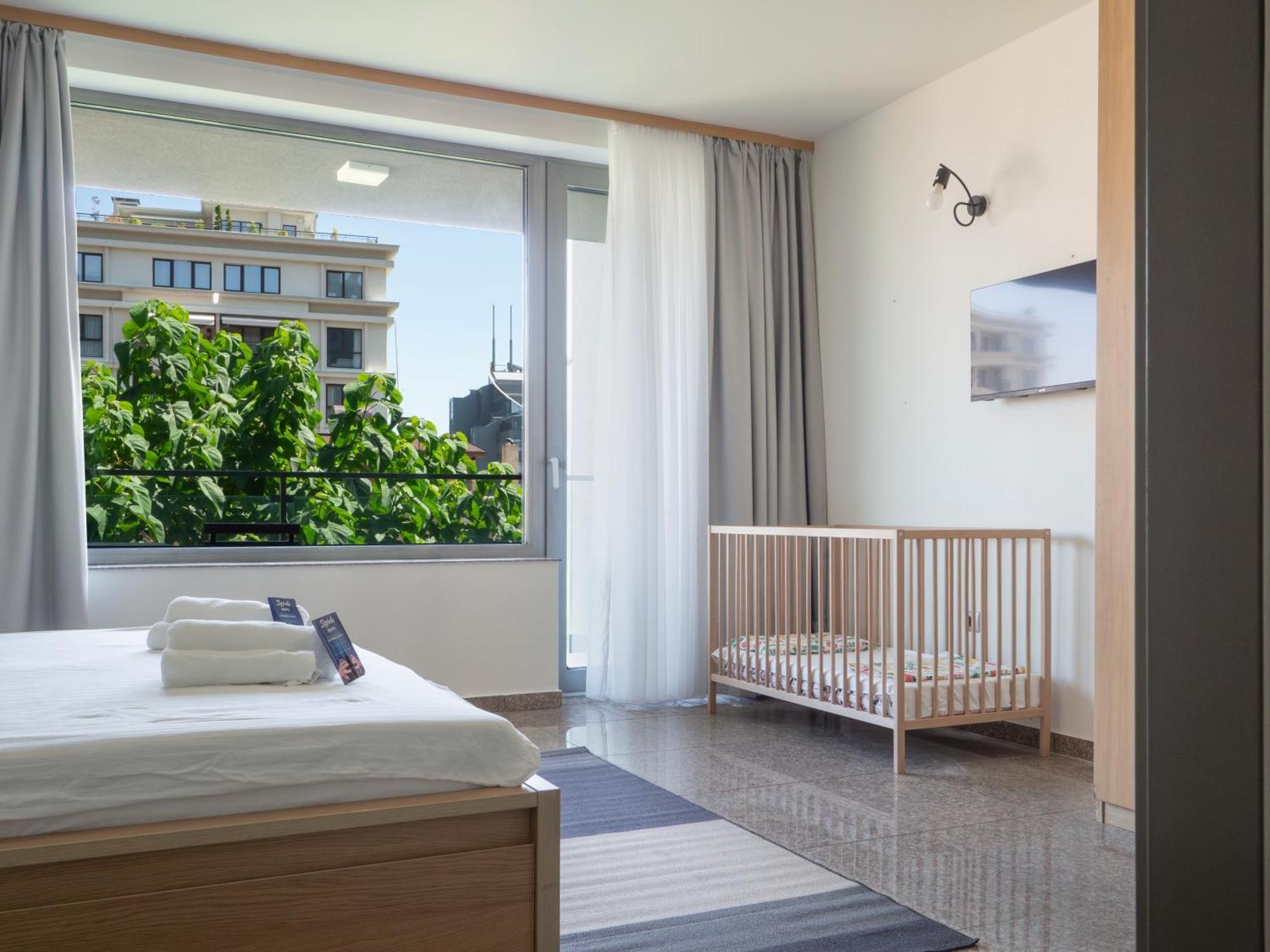 Vertigo2 Huge Apartment 2 Bedrooms Balcony Parking Sofia Buitenkant foto